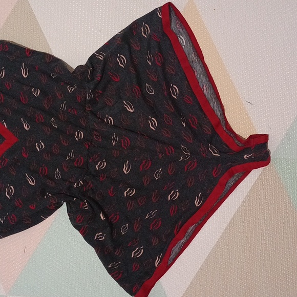 COSABELLA Lip Prints Romper Size M - Picture 3 of 6